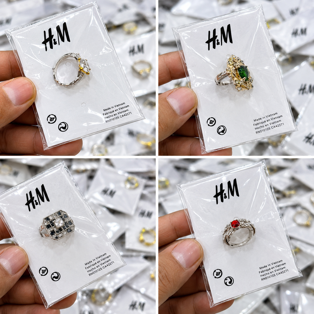 1 KG Imported Rings Box – Approx. 70–75 Rings | Mixed Trending Designs