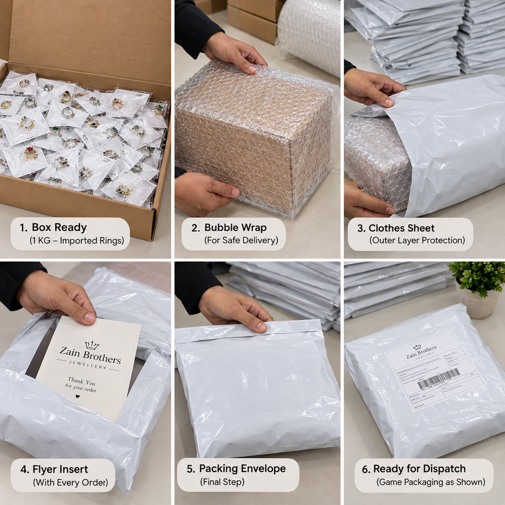 1 KG Imported Rings Box – Approx. 70–75 Rings | Mixed Trending Designs