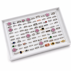 100 Rings Box – Premium Zircon & Stone Rings Collection 💍✨