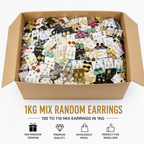 Imported Mix Earrings Box – 1 KG (100–110 Random Designs)