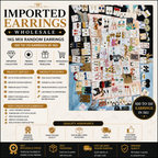Imported Mix Earrings Box – 1 KG (100–110 Random Designs)