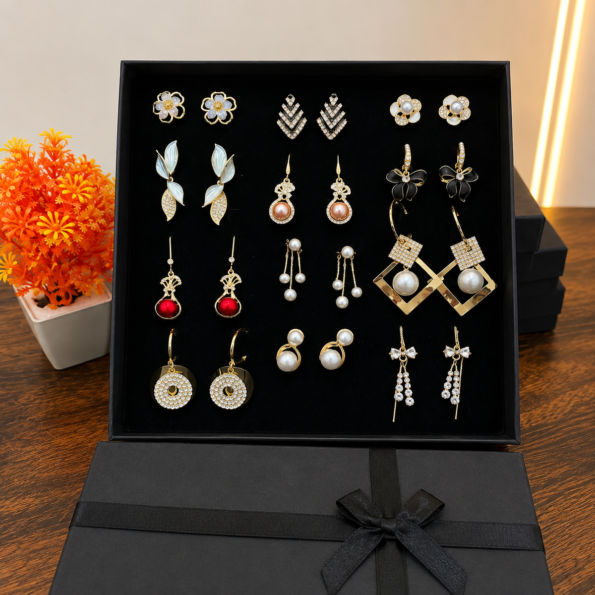 Wholesale Deal Box
12 Pairs Mixed Random Imported Earrings