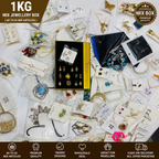 1 KG Mix Jewellery Box. 60–65 random China imported  jewellery articles.