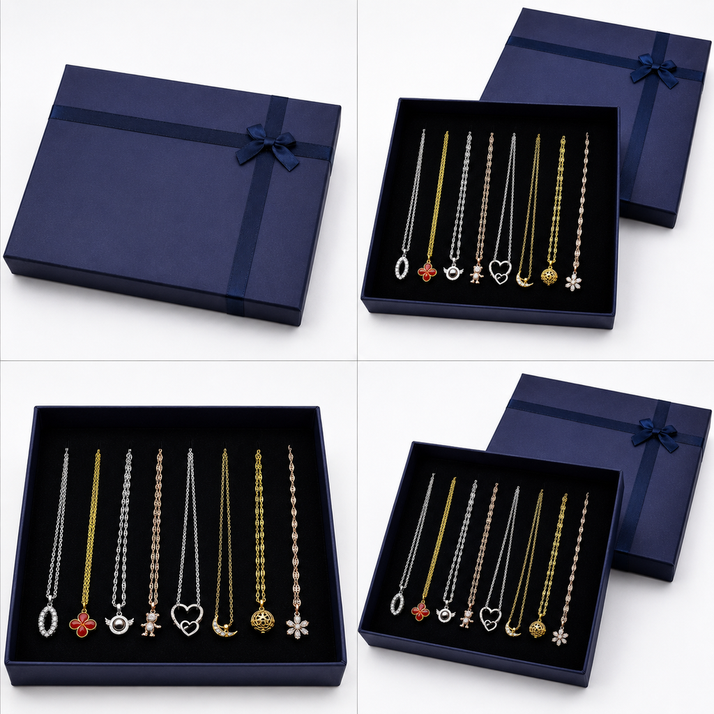 IMPORTED NECKLACE BOX
8 Mixed Random Premium Necklace Designs